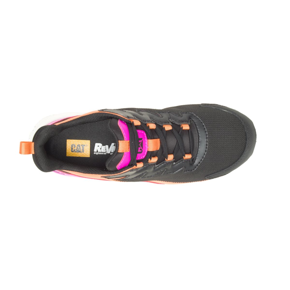 Streamline Runner Carbon Composite Toe Work Shoe, Black/Pink, dynamic 8