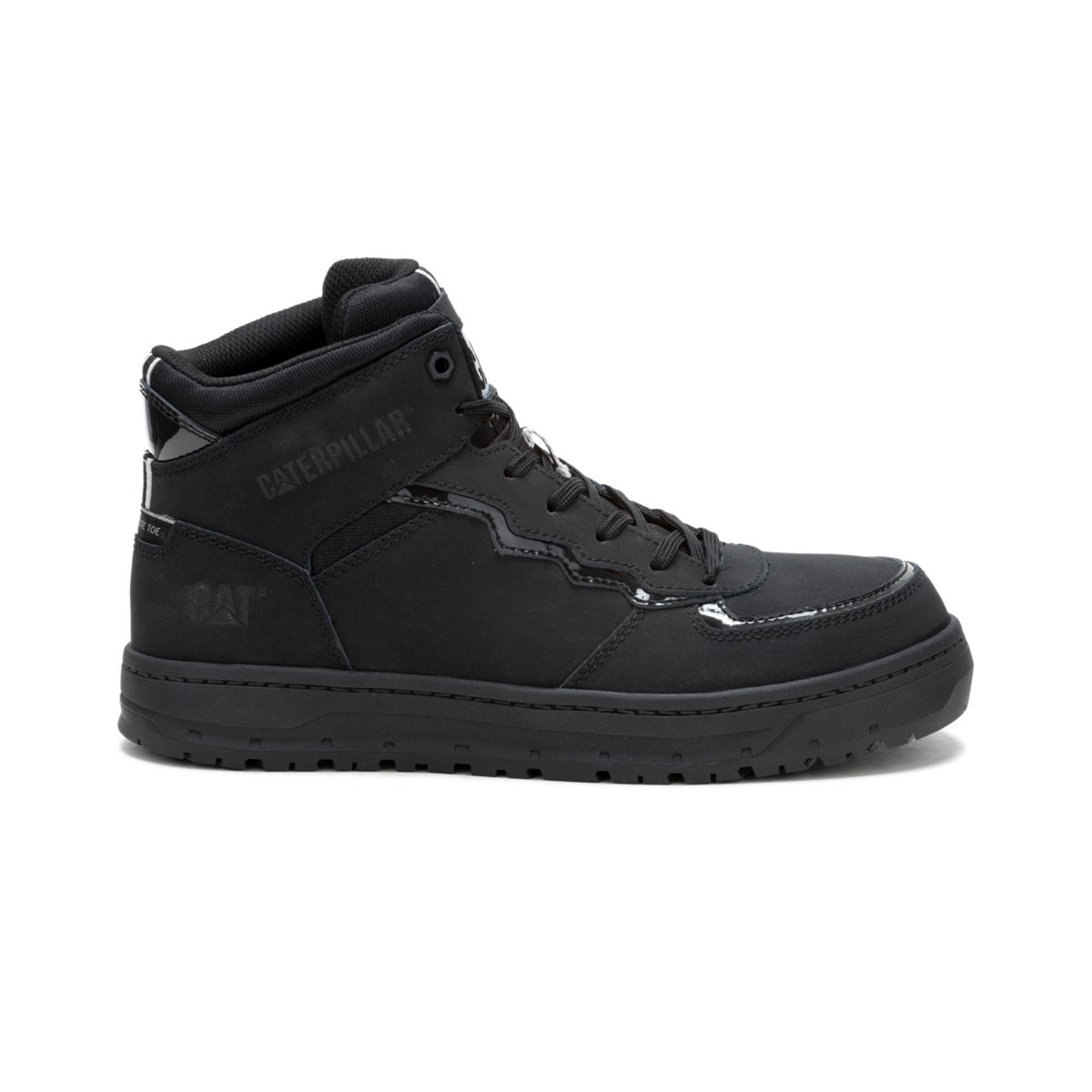 Streamline Court Mid Composite Toe Work Shoe, Black, dynamic 1