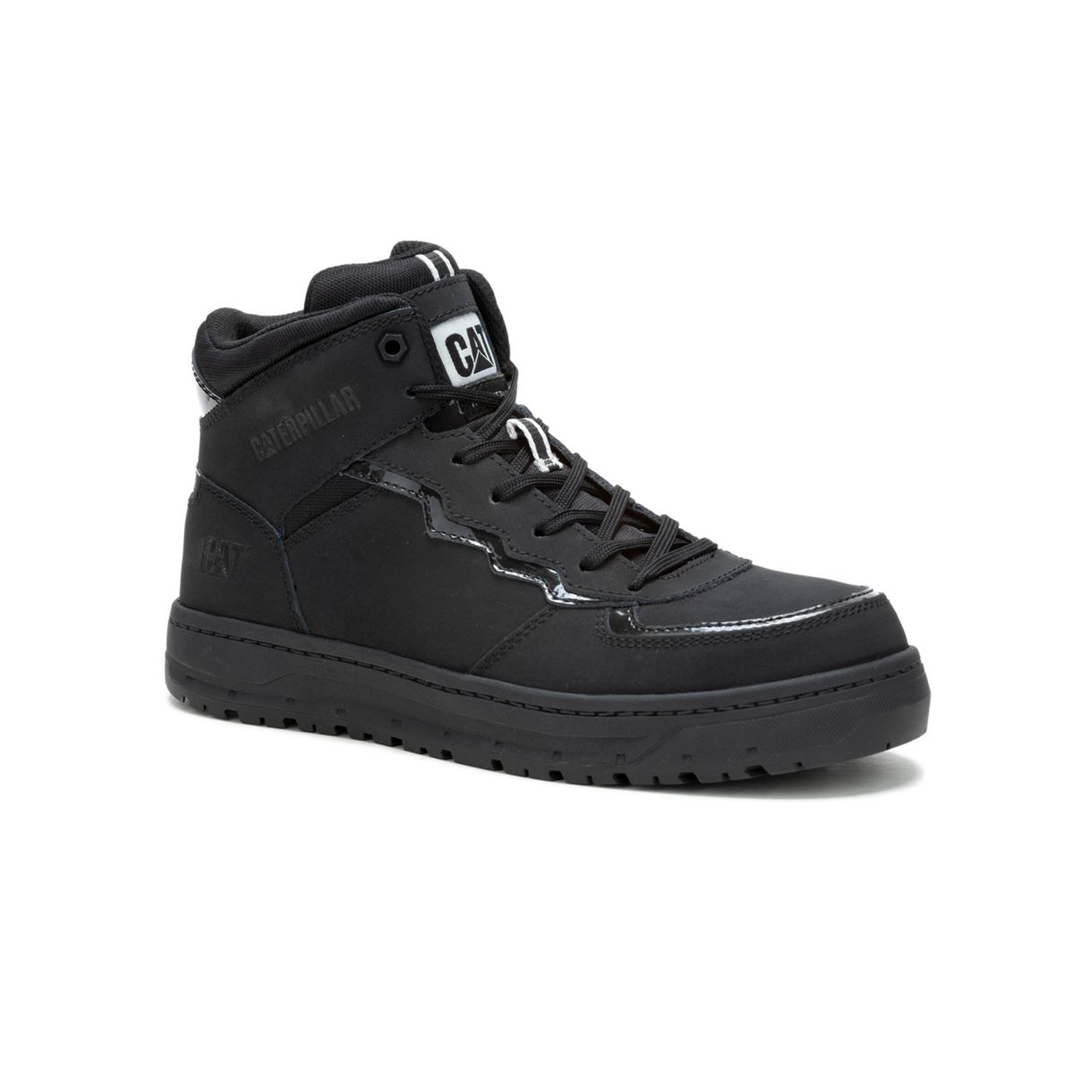 Streamline Court Mid Composite Toe Work Shoe, Black, dynamic 2