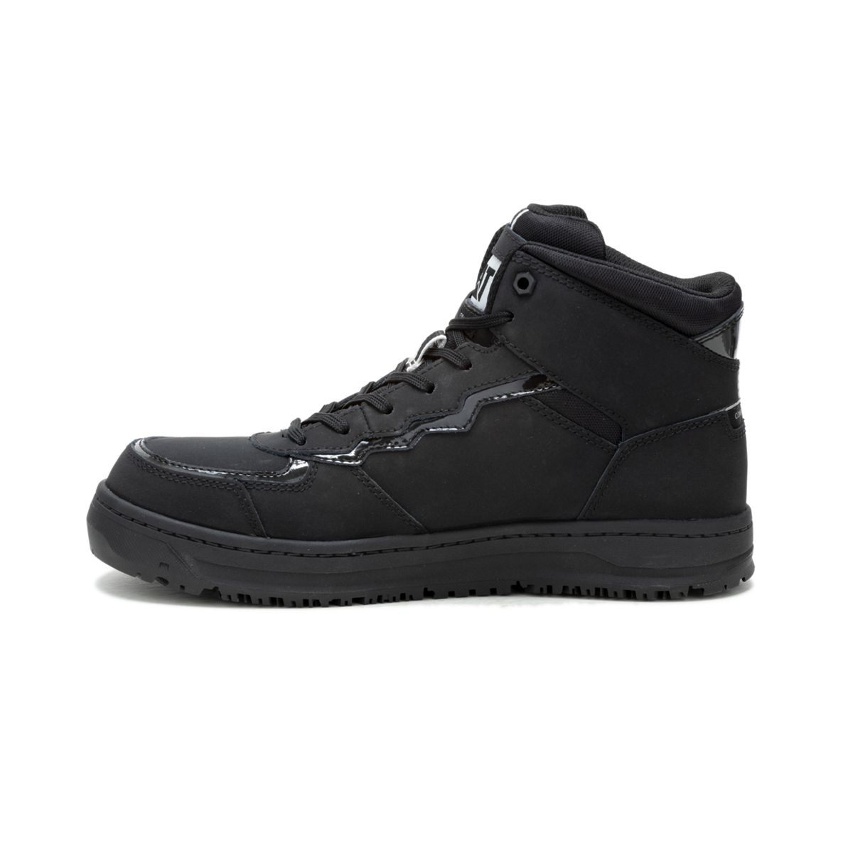 Streamline Court Mid Composite Toe Work Shoe, Black, dynamic 4
