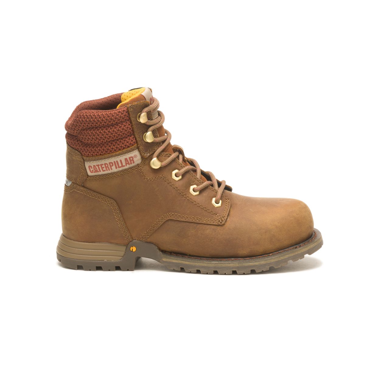 Steel toe deals boots brown