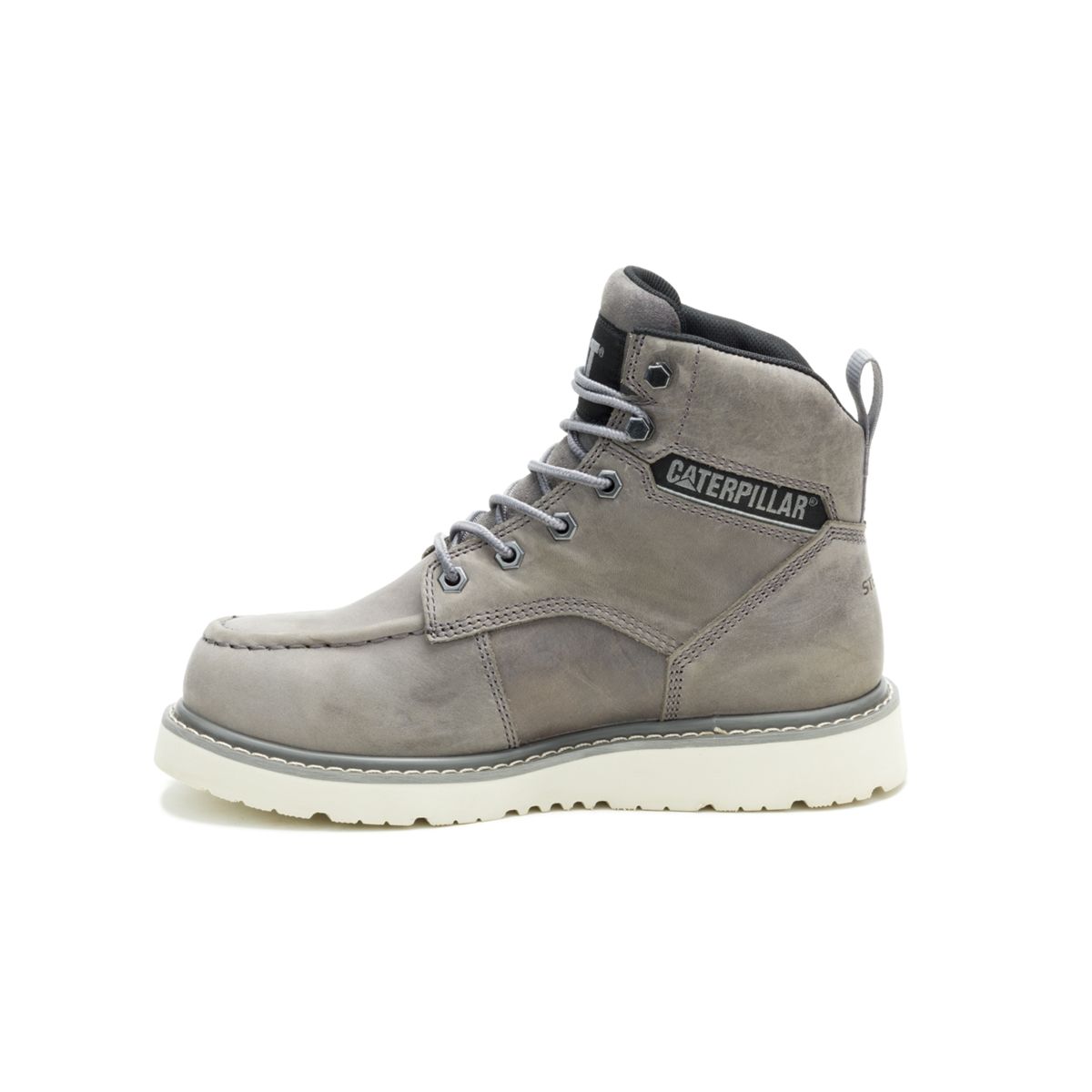 Reclaimer Wedge Waterproof Steel Toe Work Boot, Frost Grey, dynamic 4