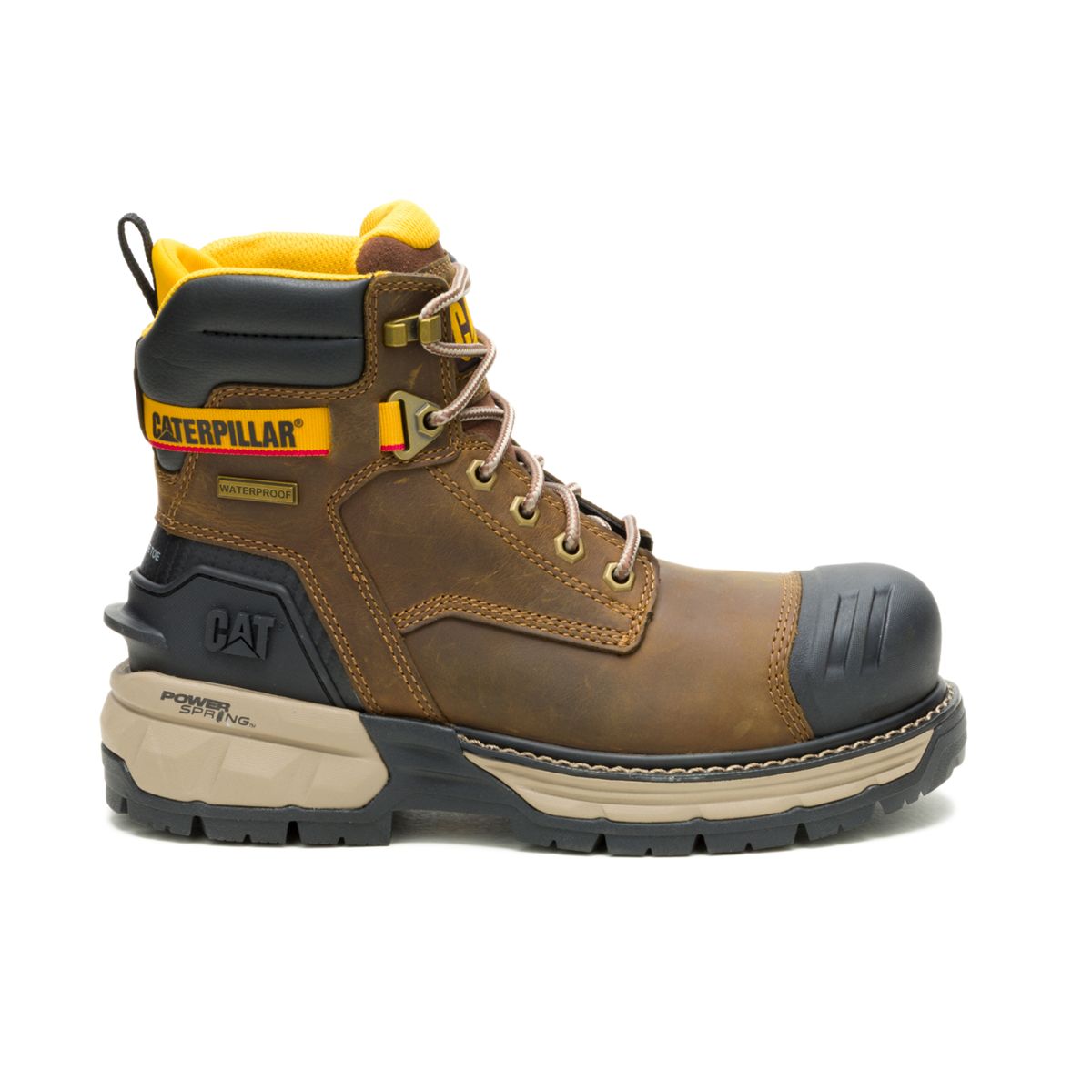 Excavator ft Power Spring&trade; Technology 6" Waterproof Composite Toe Work Boot, Pyramid, dynamic 1