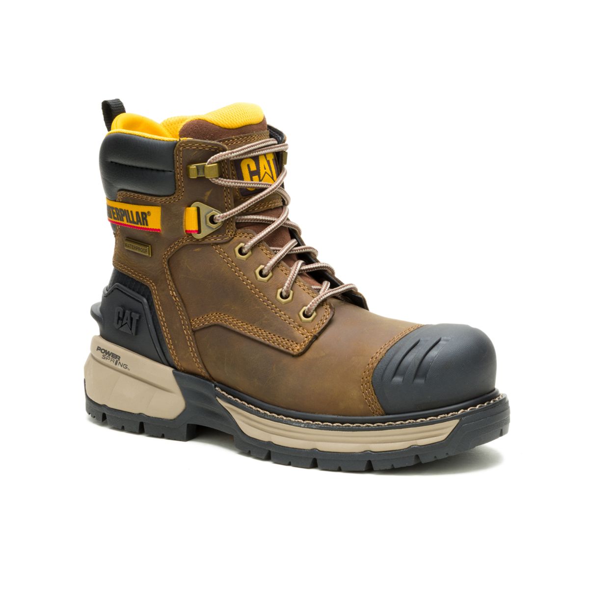 Excavator ft Power Spring&trade; Technology 6" Waterproof Composite Toe Work Boot, Pyramid, dynamic 2