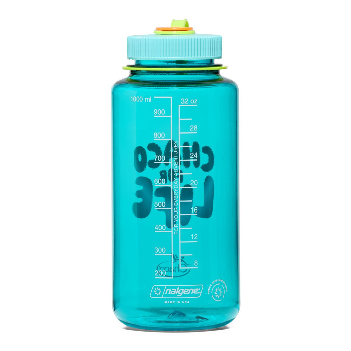 Nalgene 32oz Sustain Water Bottle, Cerulean, dynamic 2