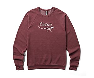 Chaco Vintage Logo Crew, Wine, dynamic