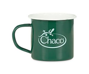 Chaco Enamel Mug, Chaco Green, dynamic