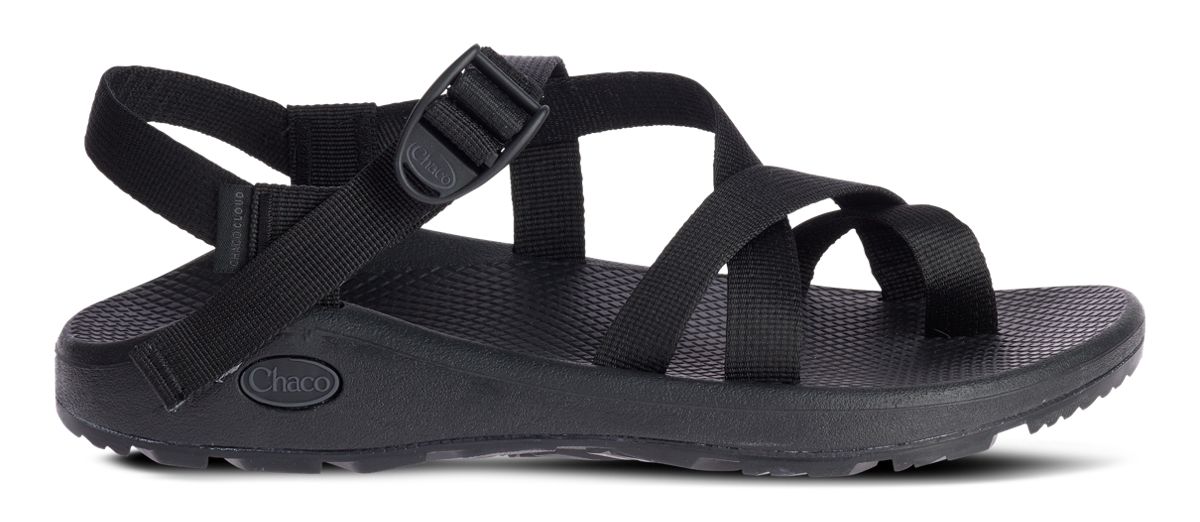 Z/Cloud 2 Cushioned Wide Width Sandal, Solid Black, dynamic 1