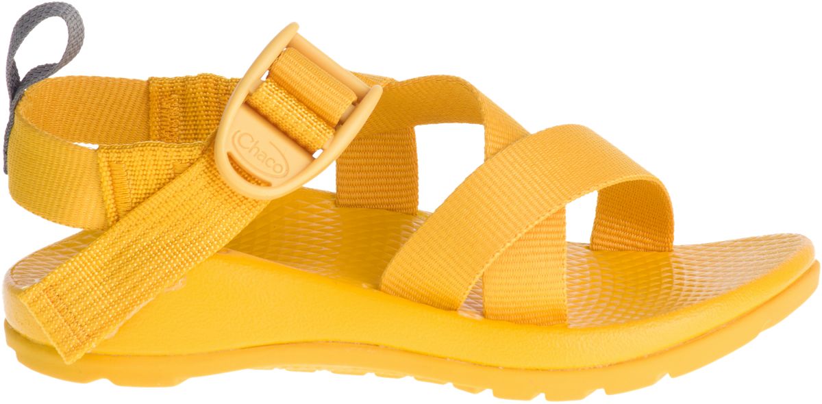 yellow chaco sandals