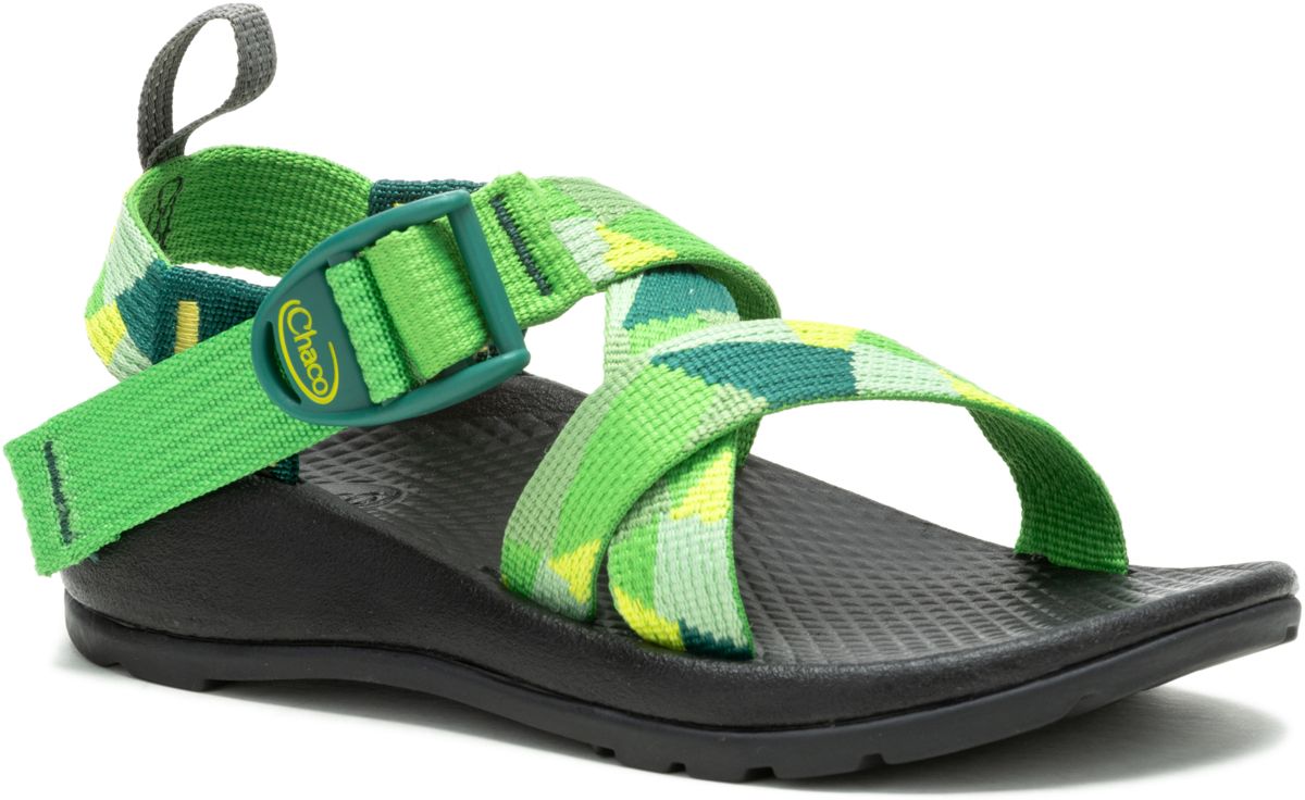 Z/1 EcoTread™ Sandal, Patchwork Green, dynamic 6