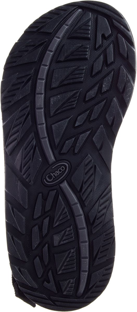 Mega Z/Cloud Wide-Strap Cushioned Sandal, Solid Black, dynamic 4
