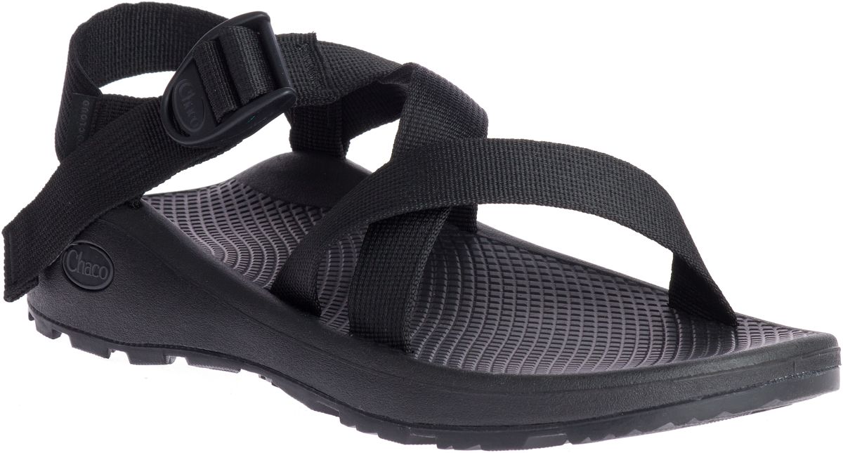 Z/Cloud Adjustable Strap Cushioned Sandal, Solid Black, dynamic 4