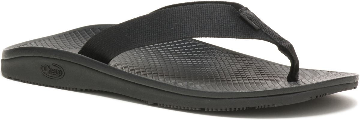 Classic Flip Flop, Solid Black, dynamic 2