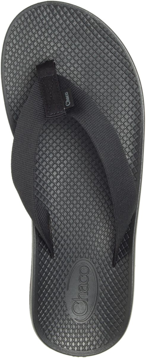 Classic Flip Flop, Solid Black, dynamic 3