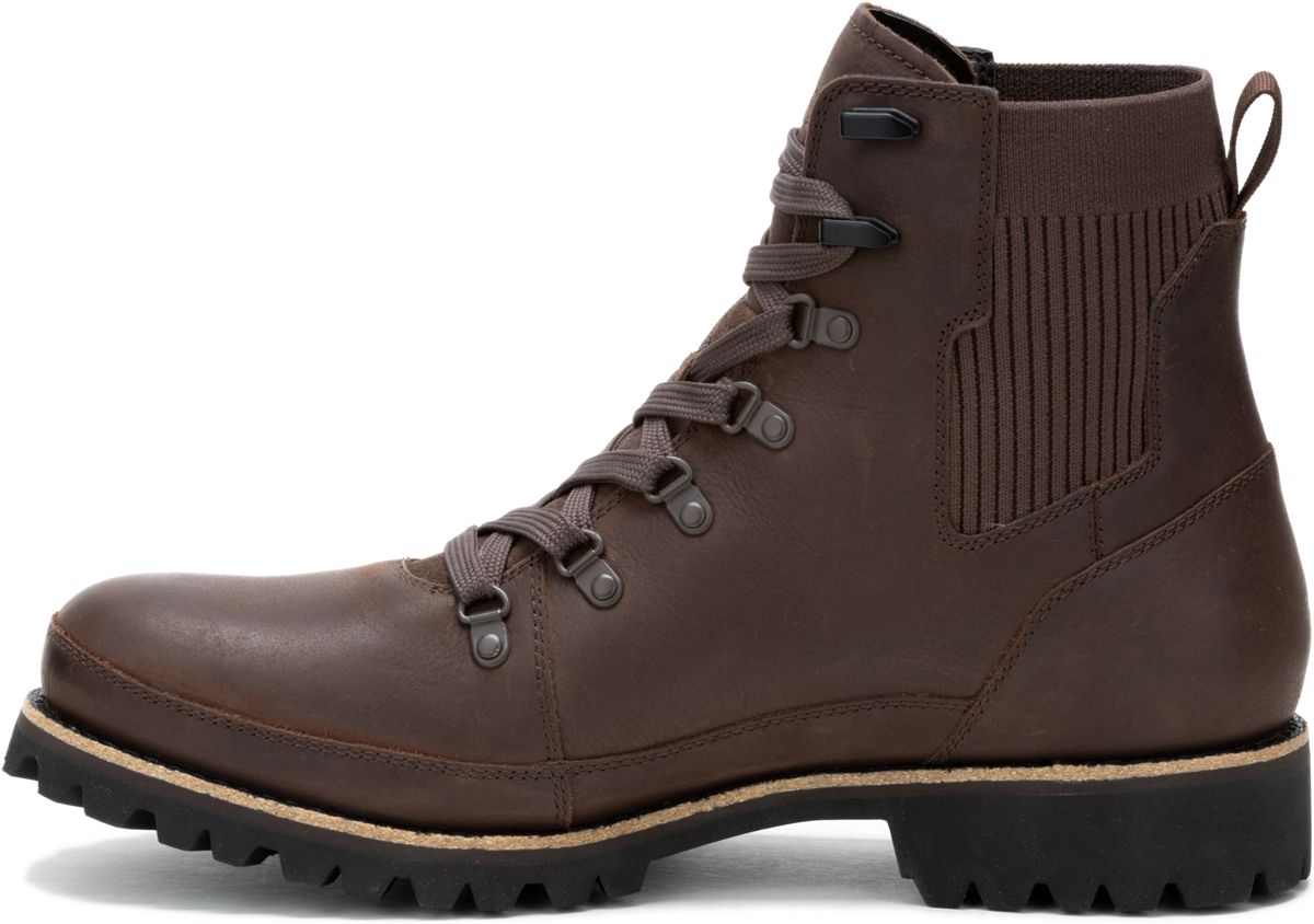Fields Lace Waterproof Boot, Dark Brown, dynamic 6