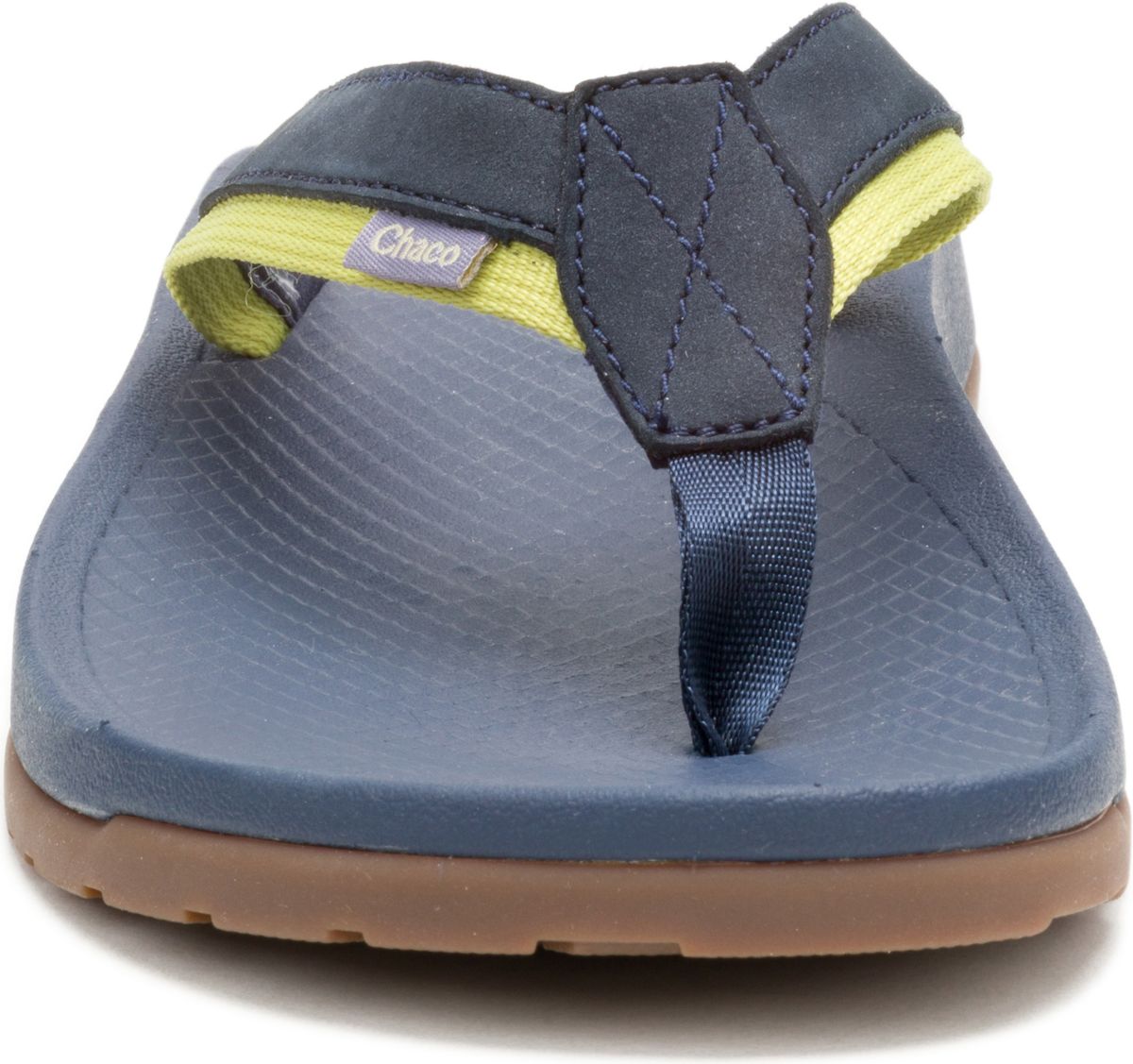 Lowdown Leather Flip Flop, Navy Night, dynamic 5