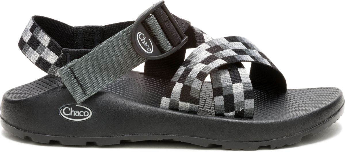 Mega Z/1 Wide-Strap Classic Sandal, Pixel B + W, dynamic 1