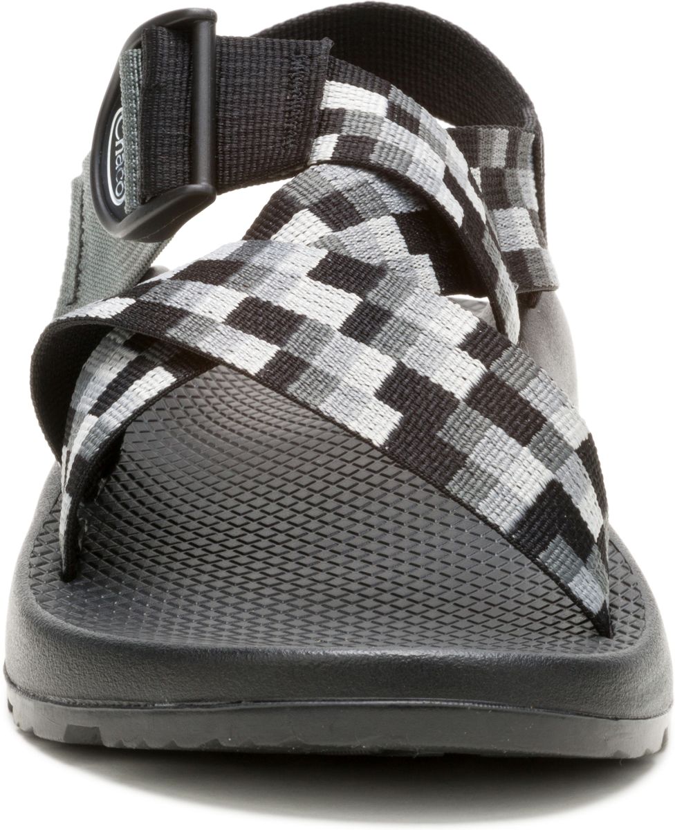 Mega Z/1 Wide-Strap Classic Sandal, Pixel B + W, dynamic 5