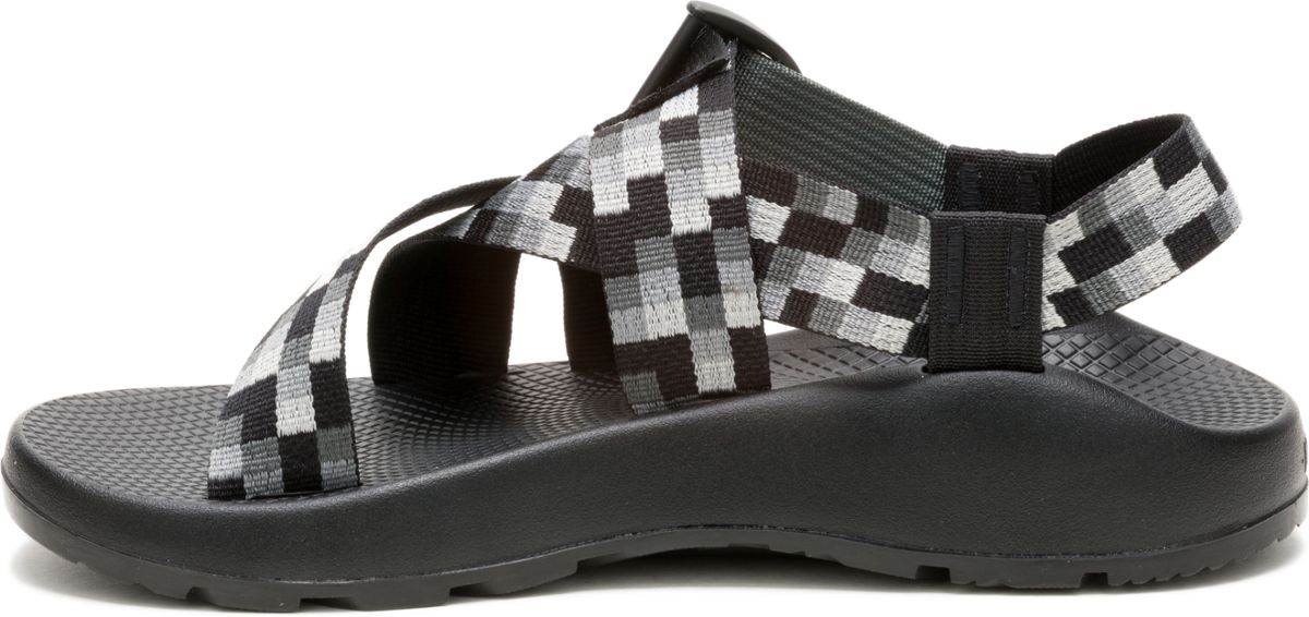Mega Z/1 Wide-Strap Classic Sandal, Pixel B + W, dynamic 6