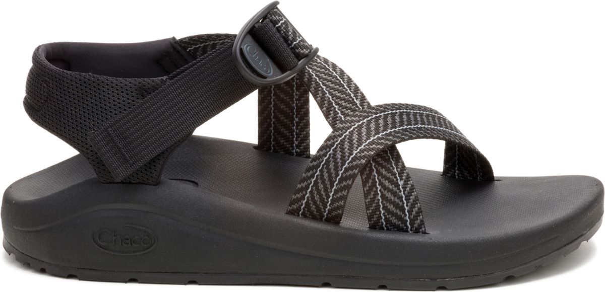 CushZ Extra Cushioned Sandal, Frond Black, dynamic