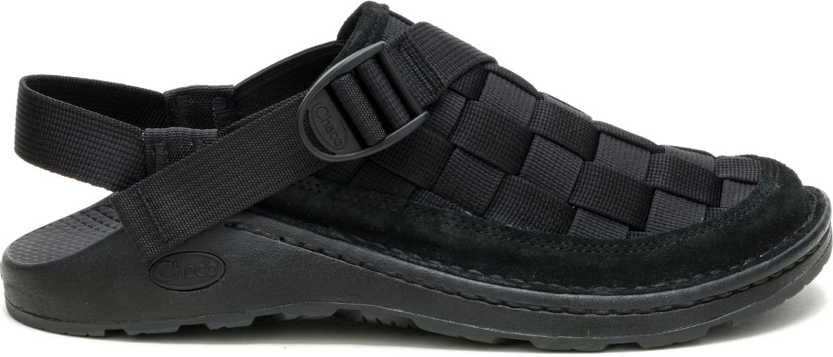 Canyon Woven Clog, Triple Black, dynamic 1