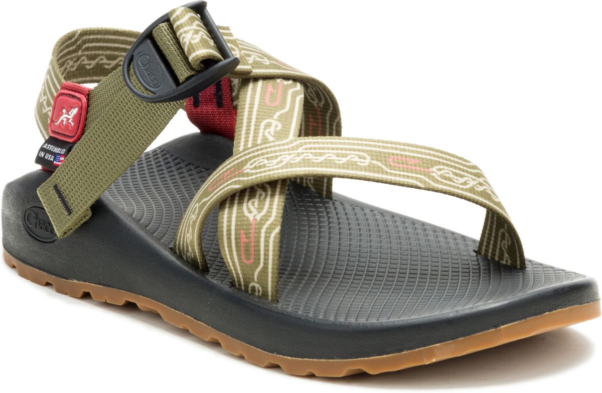 Z/1 Adjustable Strap Classic Sandal, Knotty Camo Green, dynamic 2