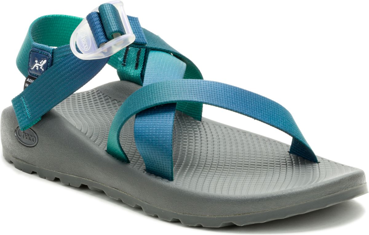 Aura Z/1 Adjustable Strap Wide-Width Classic Sandal, 222 Deep Teal, dynamic 5