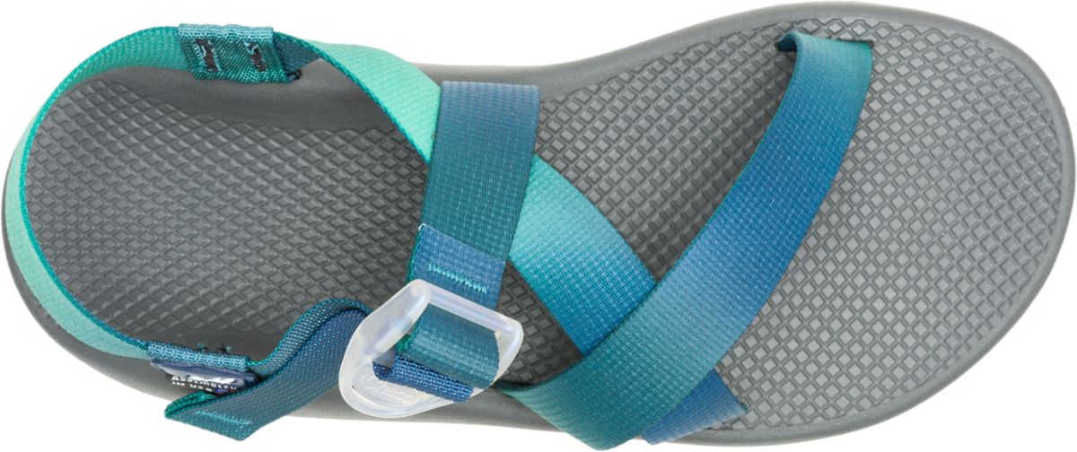 Aura Z/1 Adjustable Strap Wide-Width Classic Sandal, 222 Deep Teal, dynamic 3
