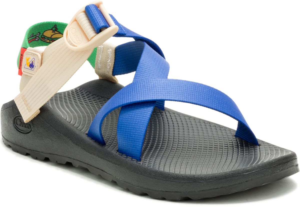 Chaco x Fishwife Z/Cloud Cushioned Sandal, Chaco of the Sea, dynamic 3