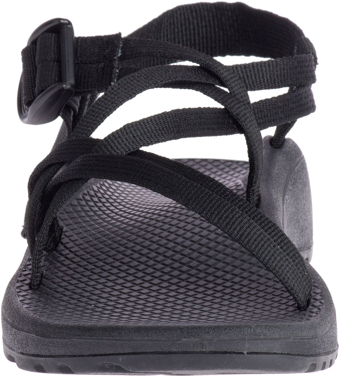 ZX/1 Cloud Dual Adjustable Straps Cushioned Sandal, Solid Black, dynamic 4