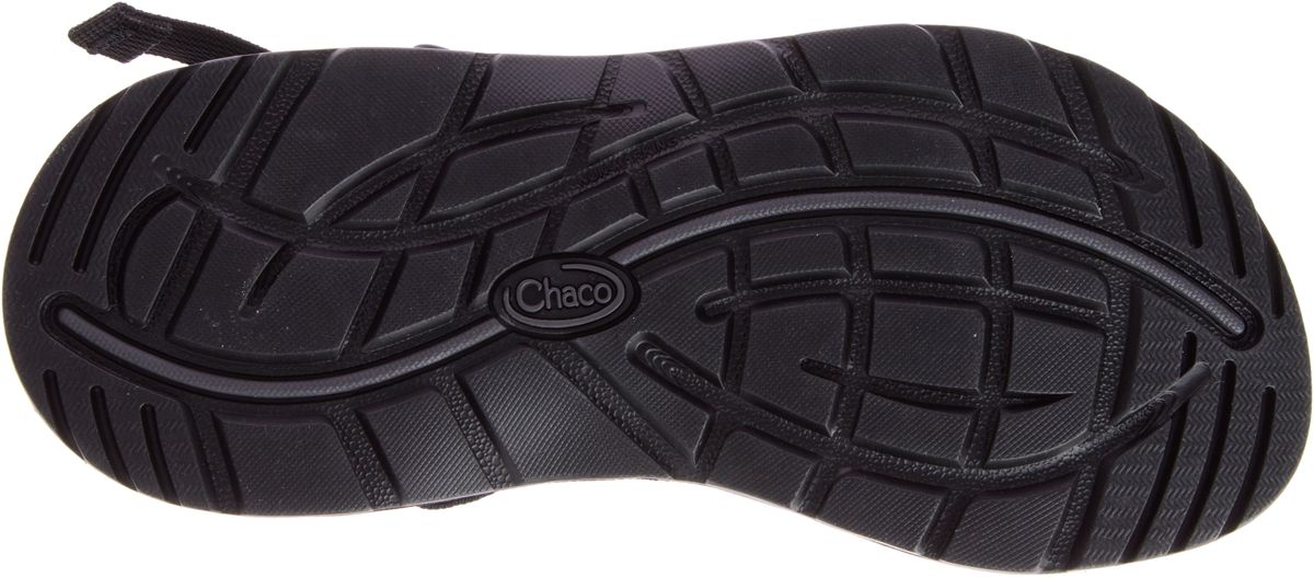 ZX/1 Cloud Dual Adjustable Straps Cushioned Sandal, Solid Black, dynamic 3