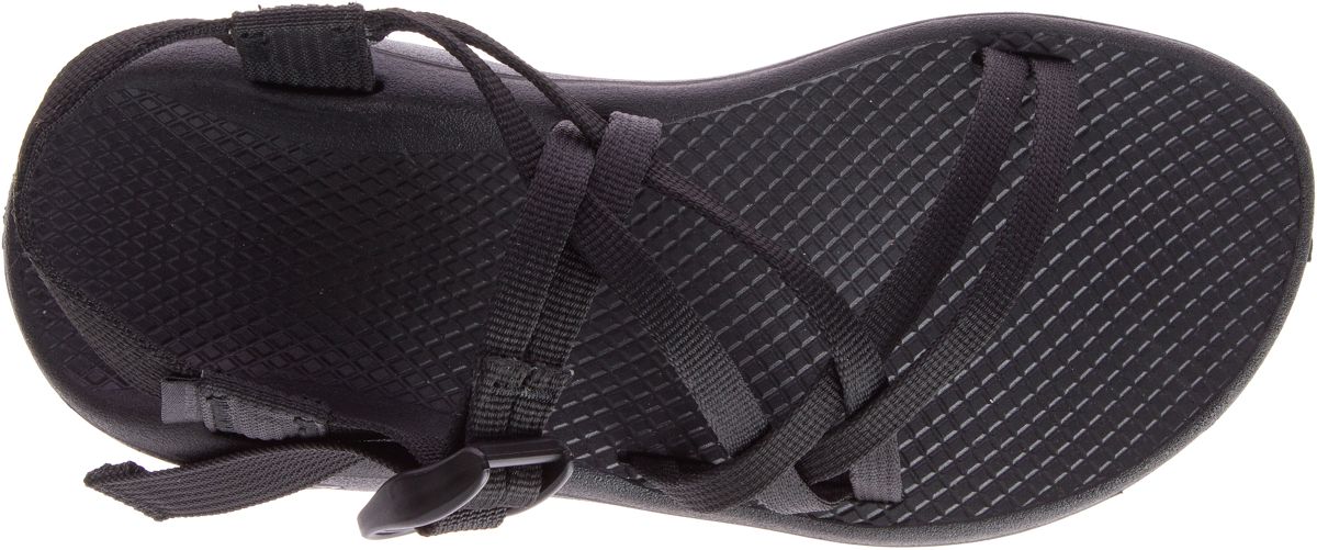 ZX/1 Dual Strap Cloud Sandal, Solid Black, dynamic 2