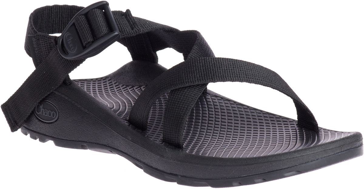 Z/Cloud Cushioned Wide Width Sandal, Solid Black, dynamic 5