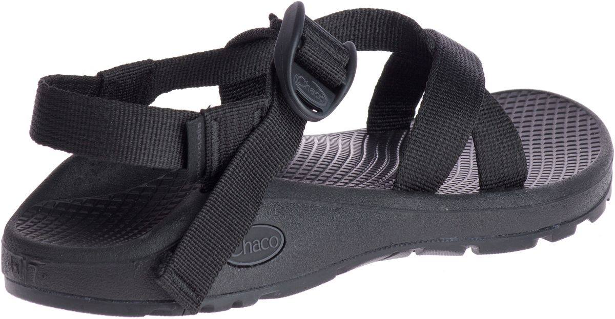 Z/Cloud Adjustable Strap Wide-Width Cushioned Sandal, Solid Black, dynamic 6