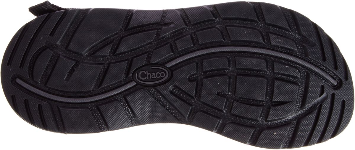 Z/Cloud Adjustable Strap Wide-Width Cushioned Sandal, Solid Black, dynamic 3