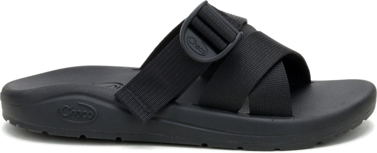 CushZ Extra Cushioned Slide, Black, dynamic