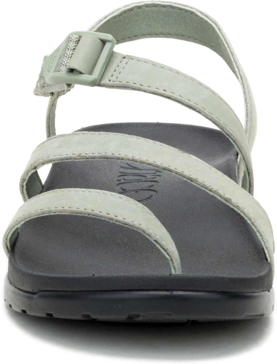 Lowdown Strappy Sandal, White Sage, dynamic 4