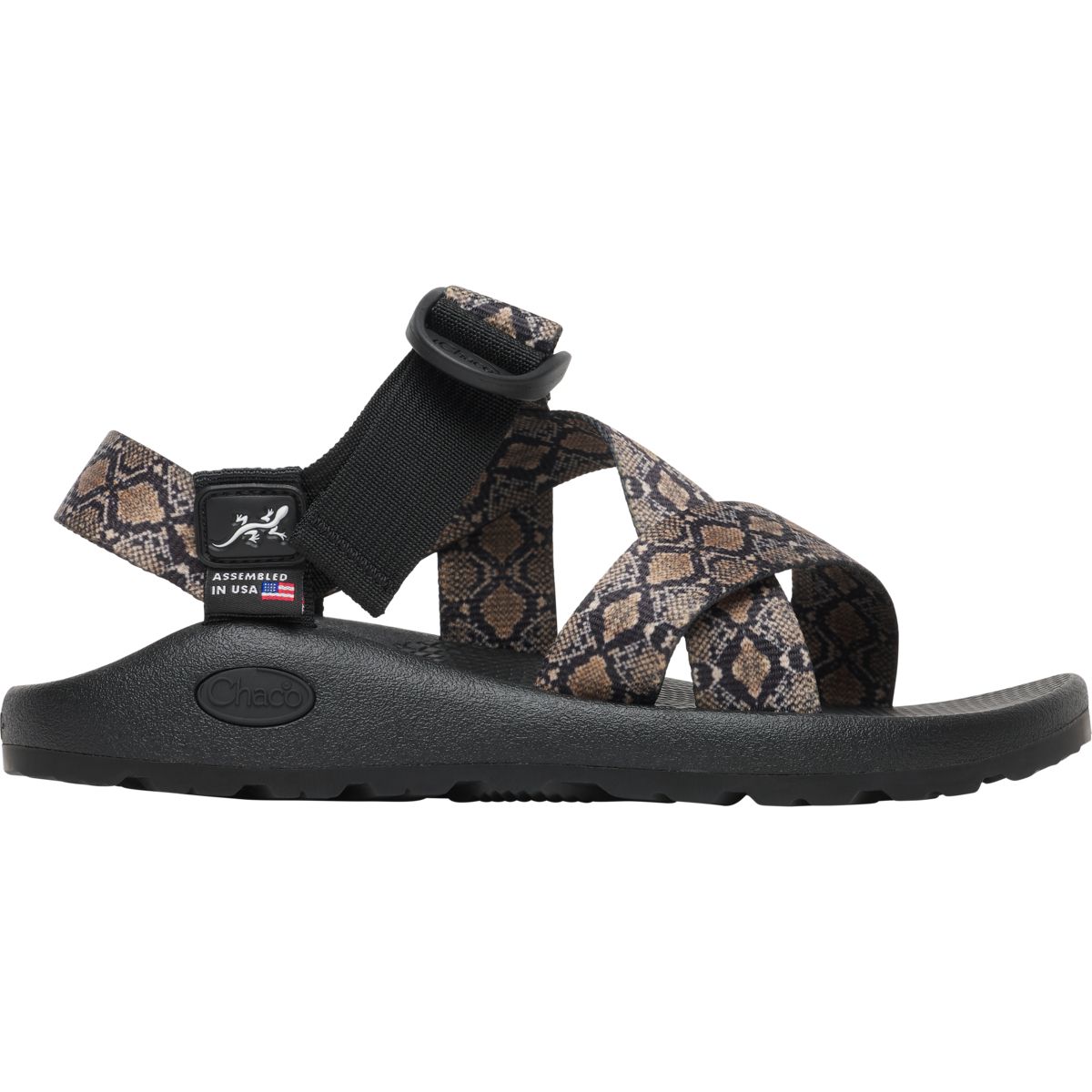 Mega Z/1 Wide-Strap Classic Sandal - Limited Edition, Python, dynamic
