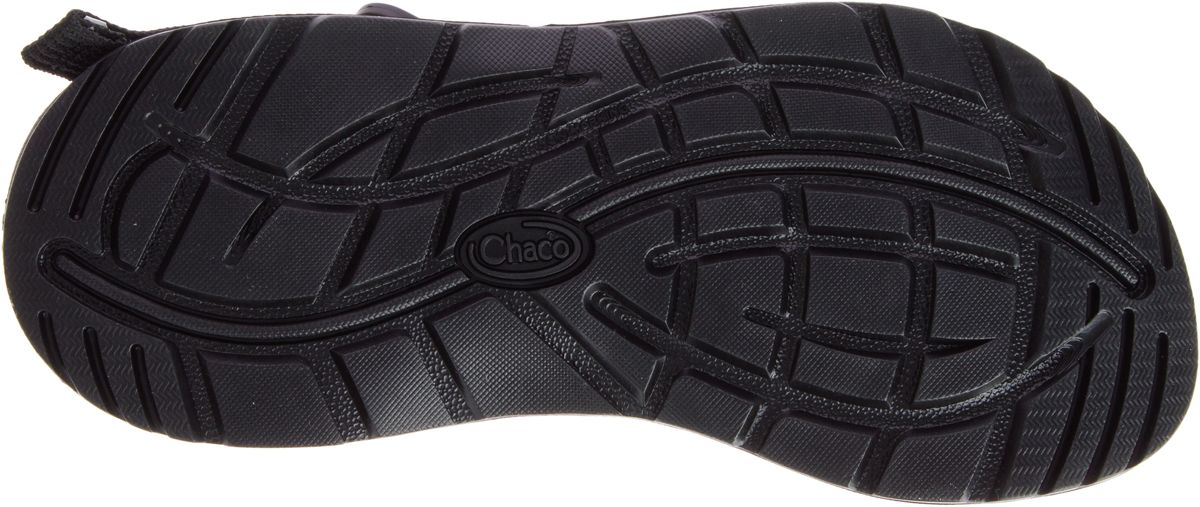 Banded Z/Cloud Sandal, Solid Black, dynamic 3