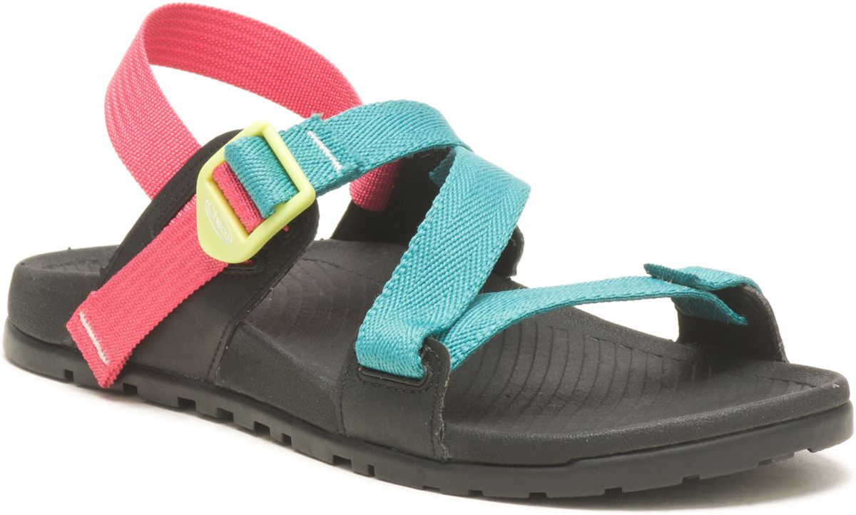 Lowdown Sandal, Teal Rose, dynamic 6