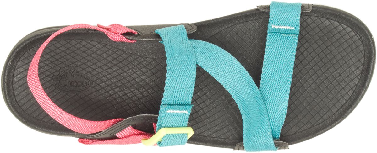 Lowdown Sandal, Teal Rose, dynamic 2