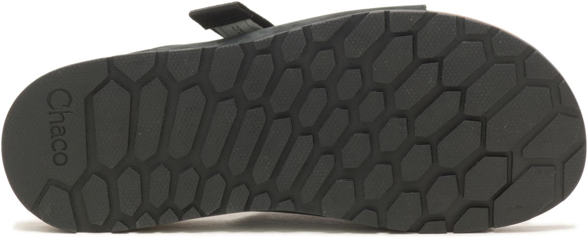 Lowdown Leather Slide, Black, dynamic 3