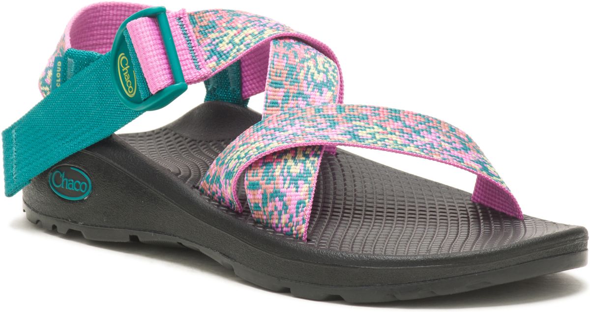 Mega Z/Cloud Wide-Strap Sandal, Spray Teal, dynamic 6