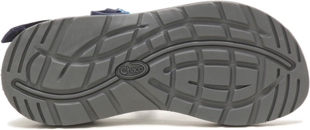 ZX/1 Cloud Dual Adjustable Straps Cushioned Sandal, Puzzle Azure Blue, dynamic 4
