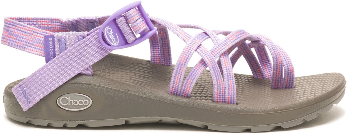 ZX/2 Cloud Dual-Strap Cushioned Sandal, Pep Purple Rose, dynamic 1