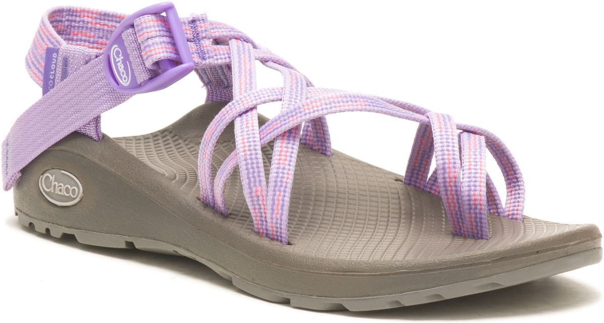 ZX/2 Cloud Dual Adjustable Straps Cushioned Sandal, Pep Purple Rose, dynamic 2