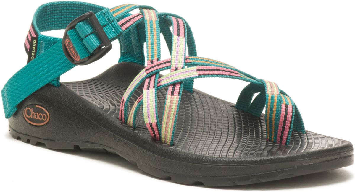 ZX/2 Cloud Dual Adjustable Straps Cushioned Sandal, Line Hang Teal, dynamic 6