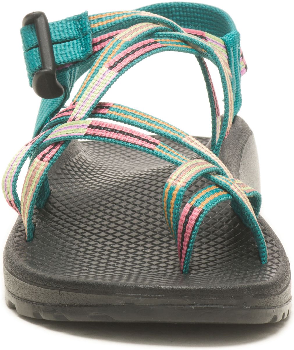 ZX/2 Cloud Dual-Strap Cushioned Sandal, Line Hang Teal, dynamic 4