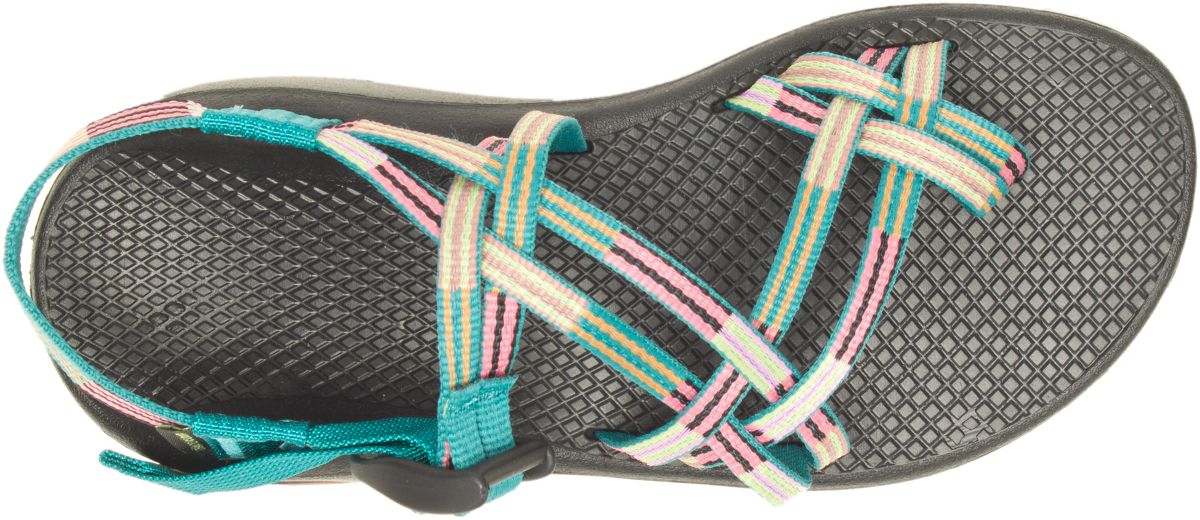 ZX/2 Cloud Dual Adjustable Straps Cushioned Sandal, Line Hang Teal, dynamic 3
