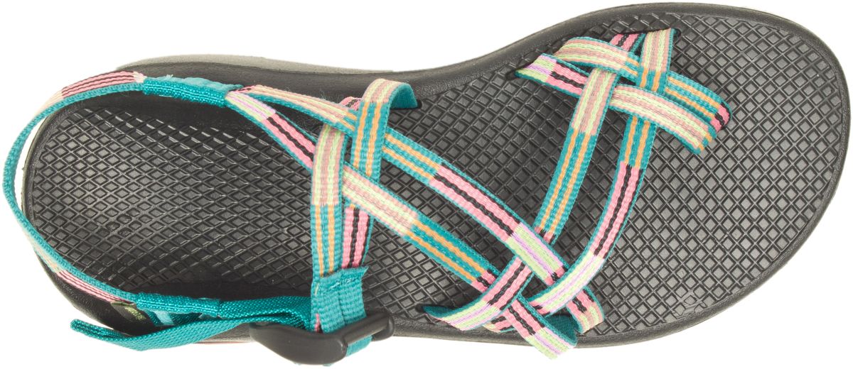 ZX/2 Cloud Dual Adjustable Straps Cushioned Sandal, Line Hang Teal, dynamic 2